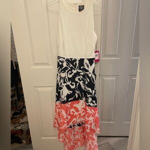 Vince Camuto high/low maxi dress, sleeveless NWT size 10